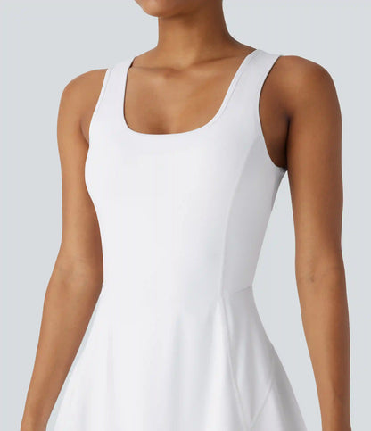 SoftlyZero™ Airy U Neck 2-in-1 Pocket Mini InstantCool Dance Active Dress