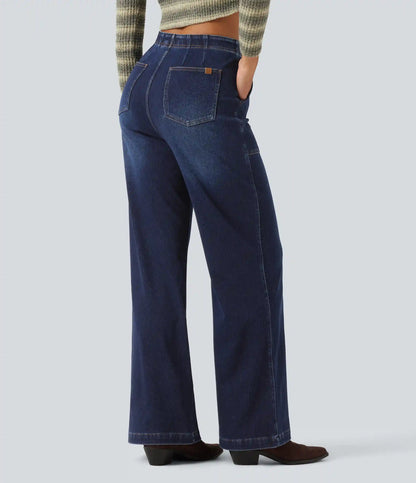 Halara Flex™ High Waisted Wide Leg Jeans with Pockets