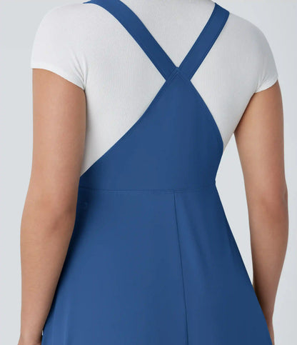Breezeful™ Pockets Flowy Quick Dry Midi Casual Dress