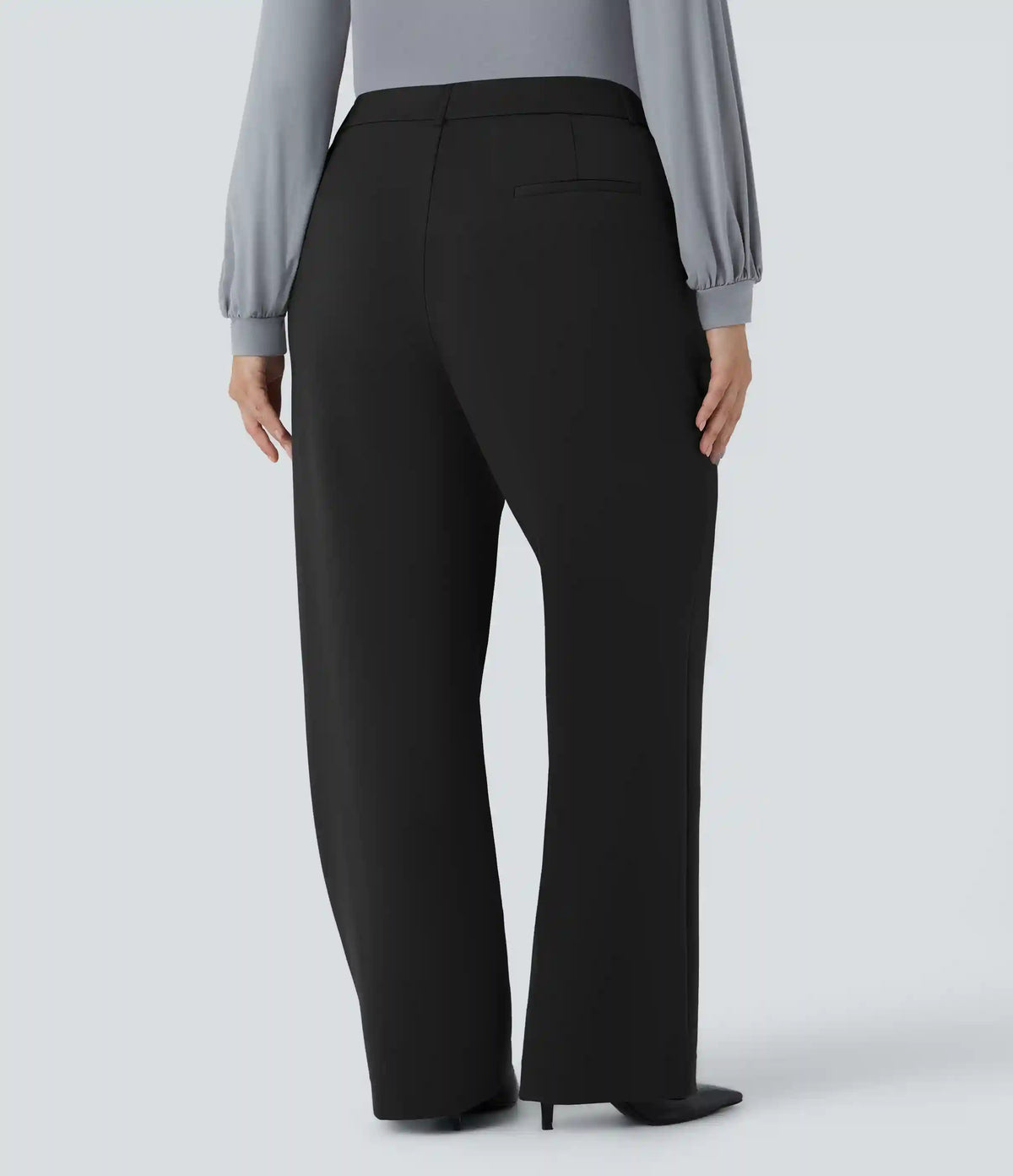 Halara Flex™ High Waisted Zipper Pocket Straight Leg Plus Size Work Pants