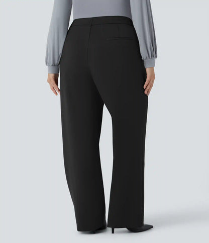 Halara Flex™ High Waisted Zipper Pocket Straight Leg Plus Size Work Pants