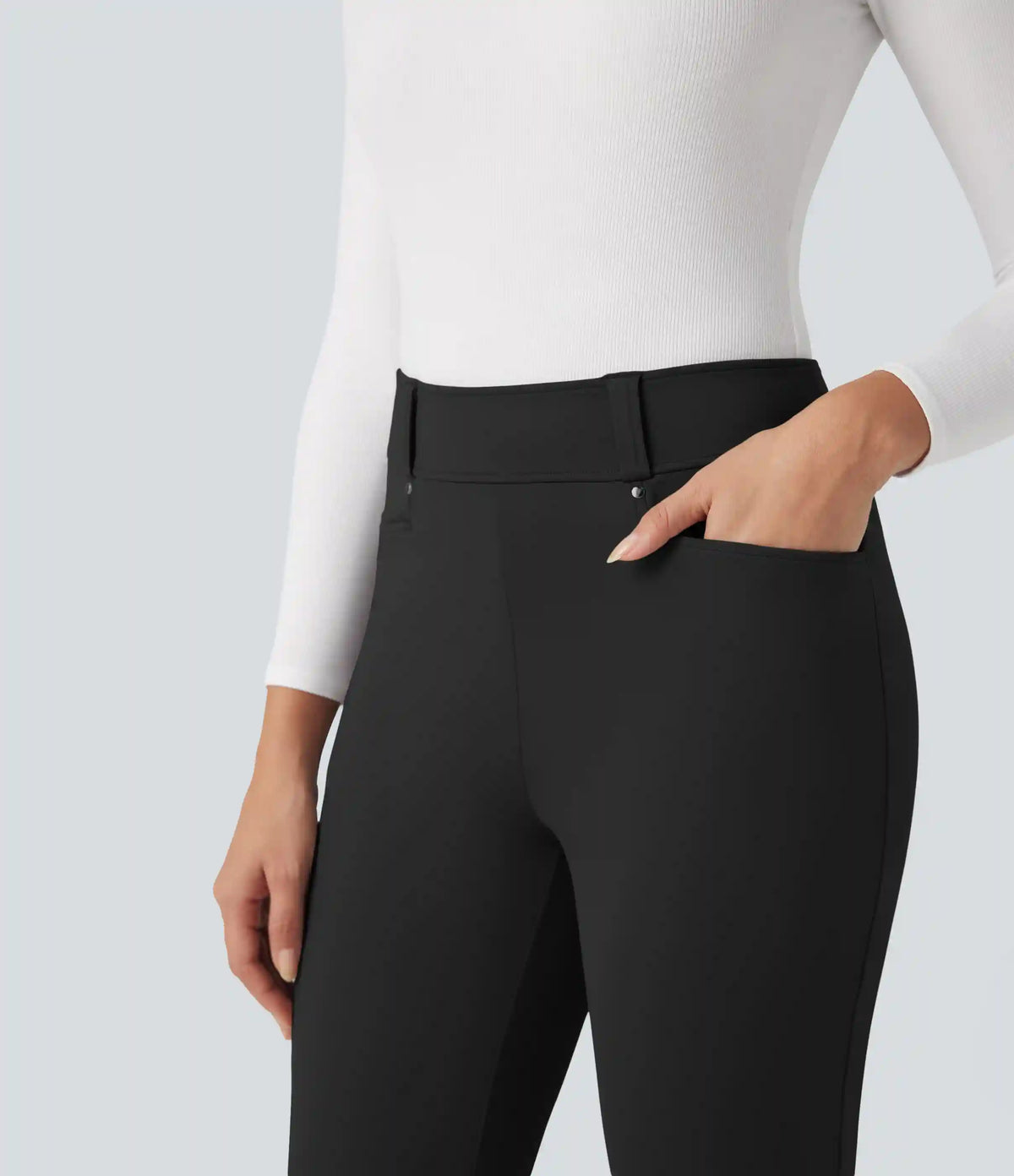 Halara Flex™ DayStretch High Waisted 7/8 Work Tapered Pants with Pockets