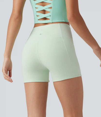 Halara UltraSculpt™ High Waisted Tummy Control Shaping Training Biker Shorts 3'' with Pockets