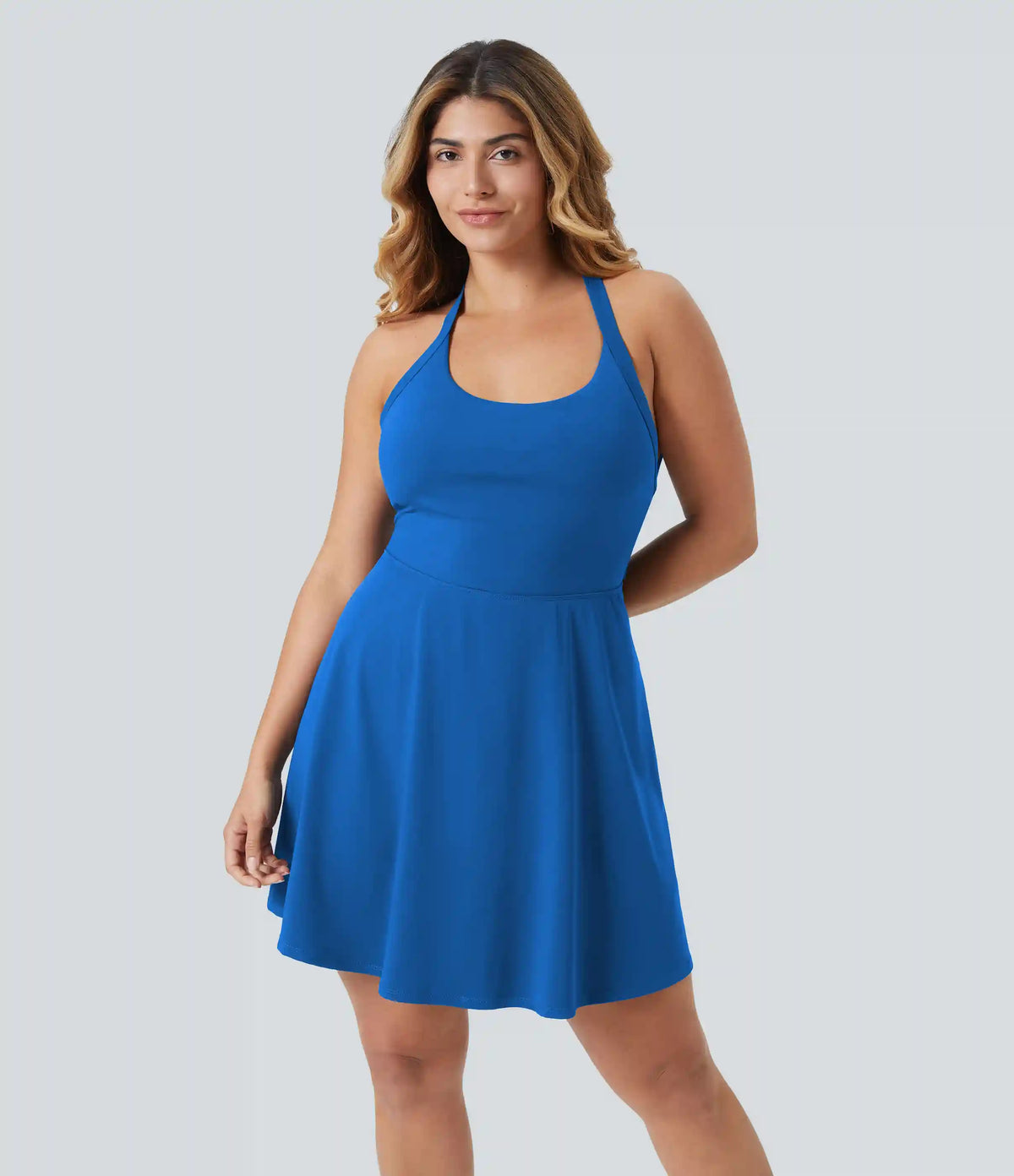 Flare Dance Plus Size Active Dress-Longer Length-Easy Peezy Edition