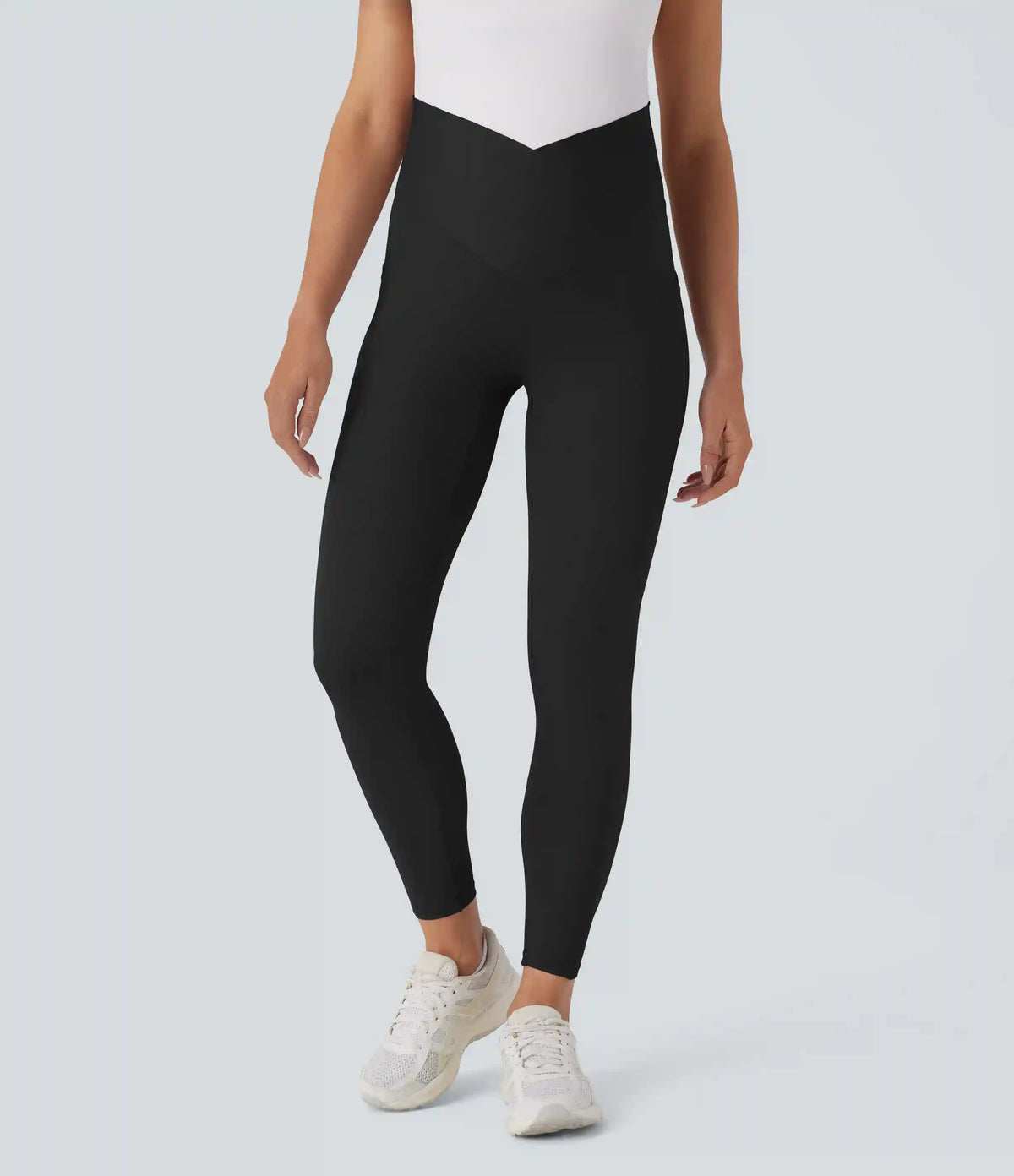 SoftlyZero™ Super High Waisted Crossover Pocket 7/8 Yoga Maternity Leggings