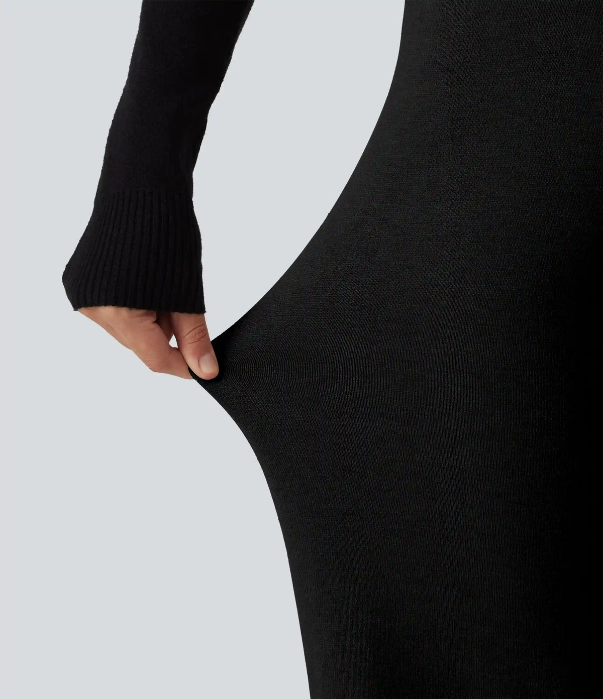 High Waisted Straight Leg Lounge Sweater Pants