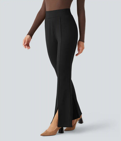 High Waisted Flare Work Pants