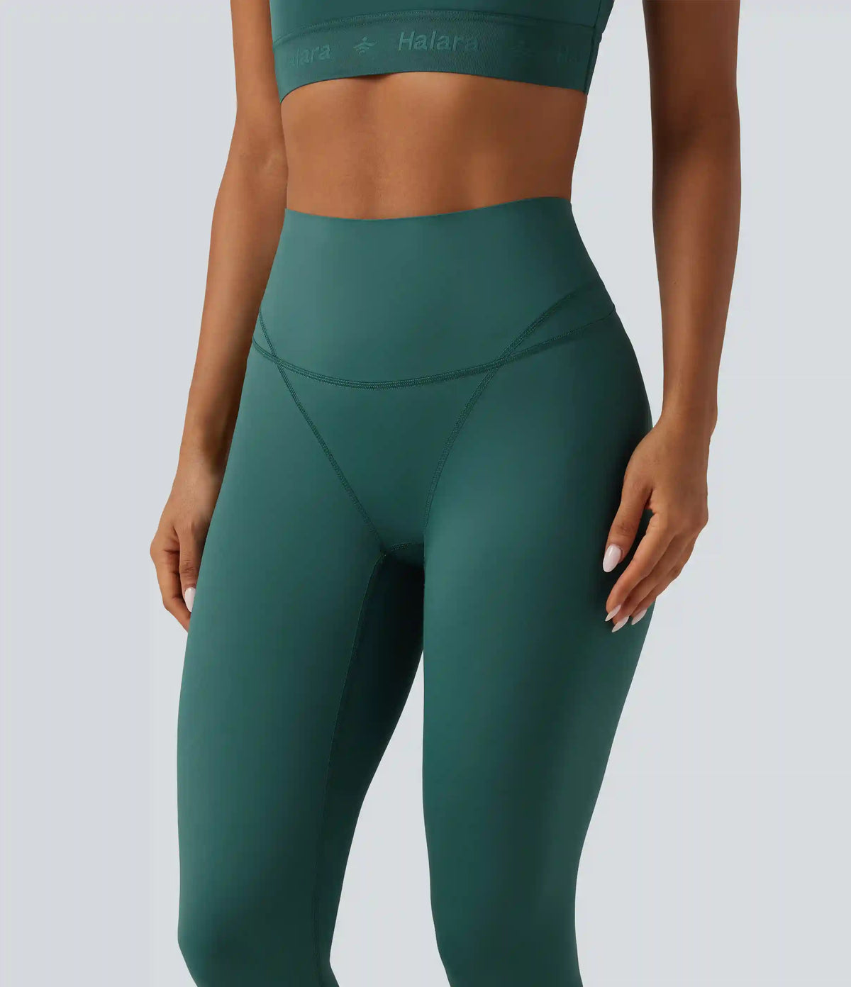 High Waisted Skinny Running Leggings with Pocket