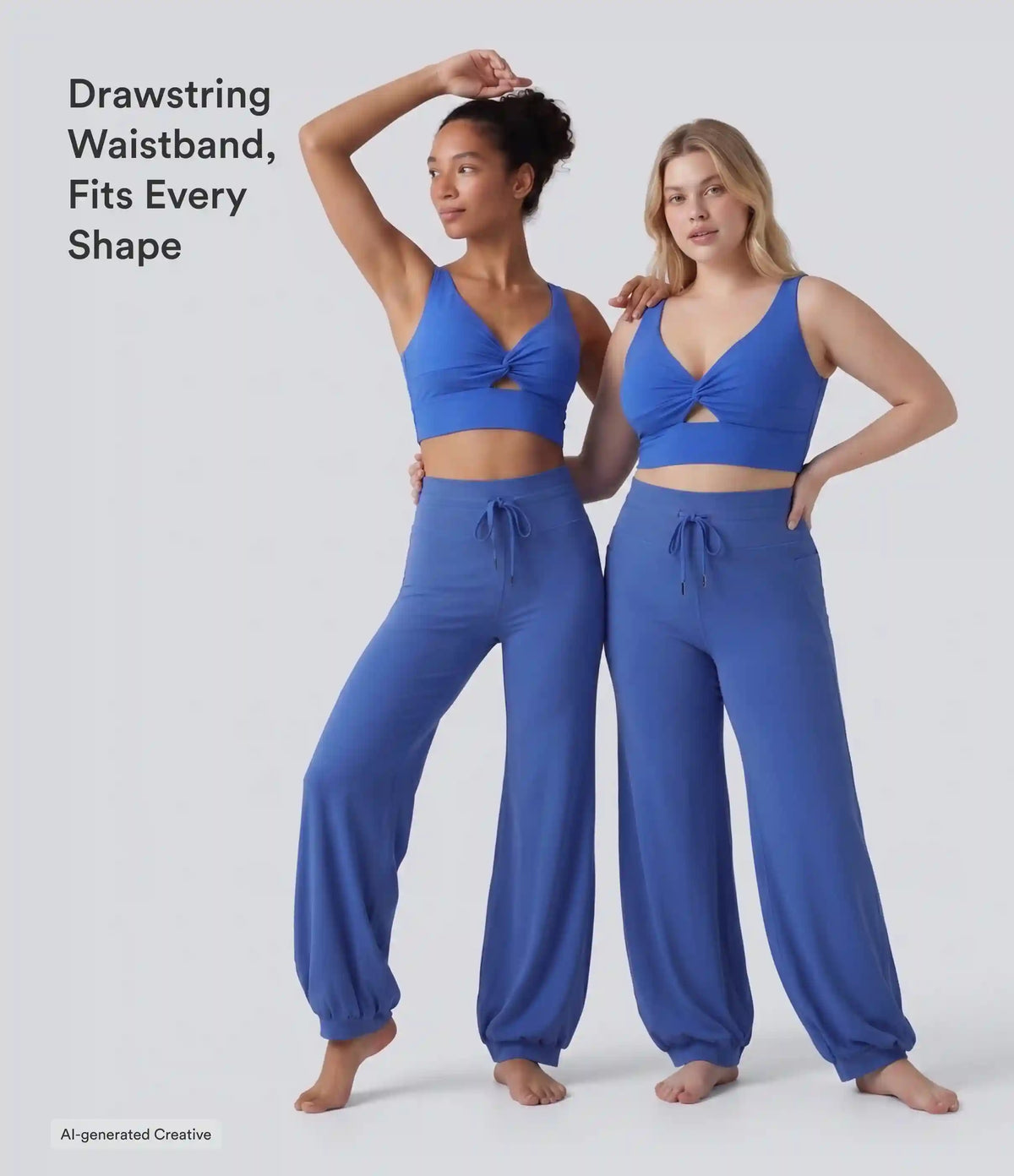 SoftlyZero™ High Waisted Drawstring Dance Balloon Pants with Pockets