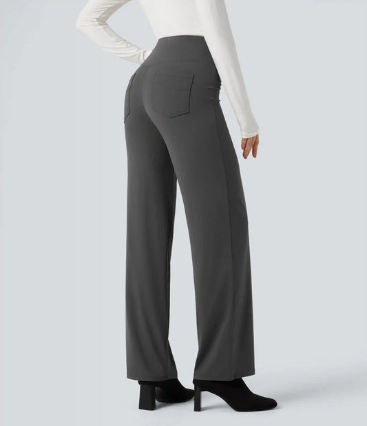 Halara UltraSculpt™ High Waisted Tummy Control Straight Leg Work Pants with Pockets