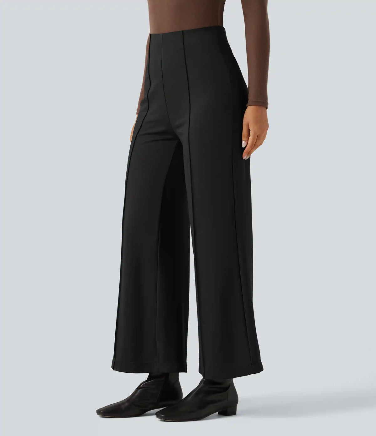 Halara Flex™ High Waisted Pintuck Wide Leg Work Pants