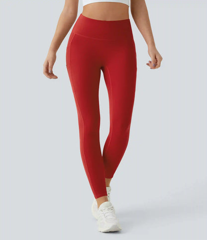 SoftlyZero™ High Waisted Double Pockets Plain Leggings