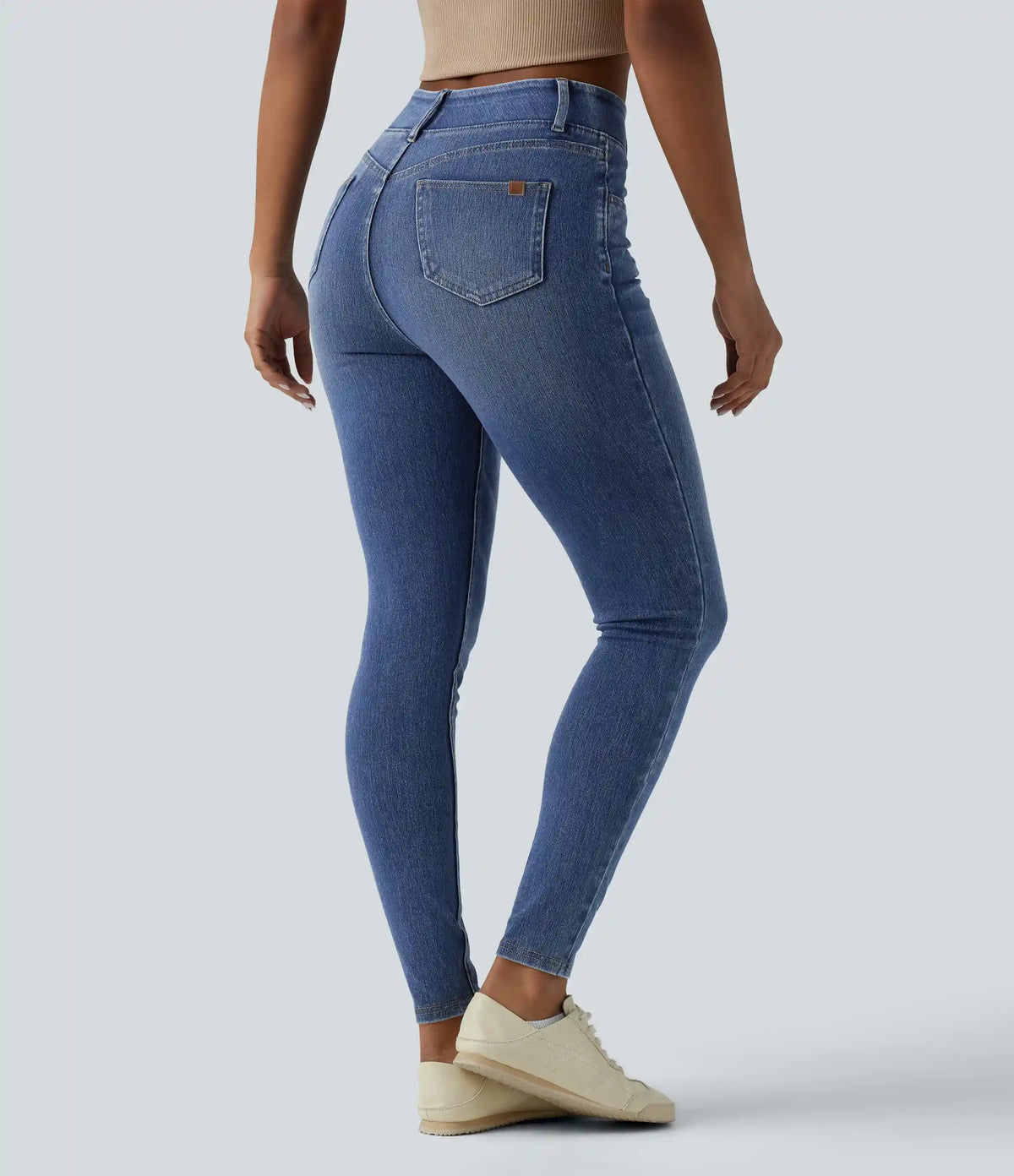 Halara Flex™ High Waisted Casual Denim Leggings with Pockets