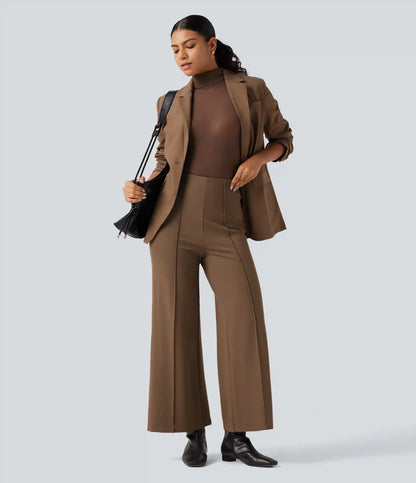 Halara Flex™ High Waisted Pintuck Wide Leg Work Pants