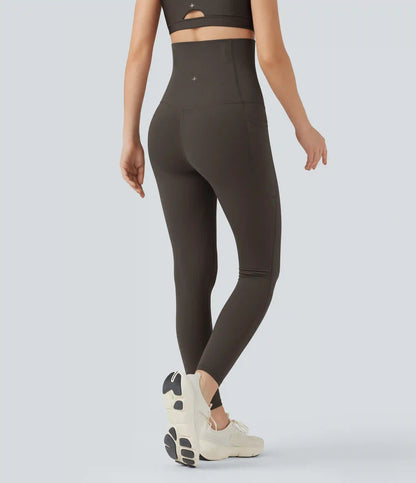 Halara UltraSculpt™ Super High Waisted Tummy Control Fishbone Shaping Training Leggings with Pockets