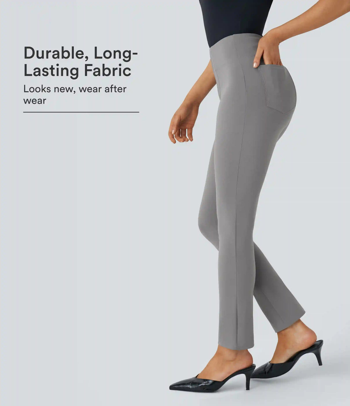 Halara Flex™ High Waisted Pocket Tapered Work Pants