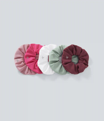 SoftlyZero™ Plush Solid Pleated Scrunchie-Surprise Color