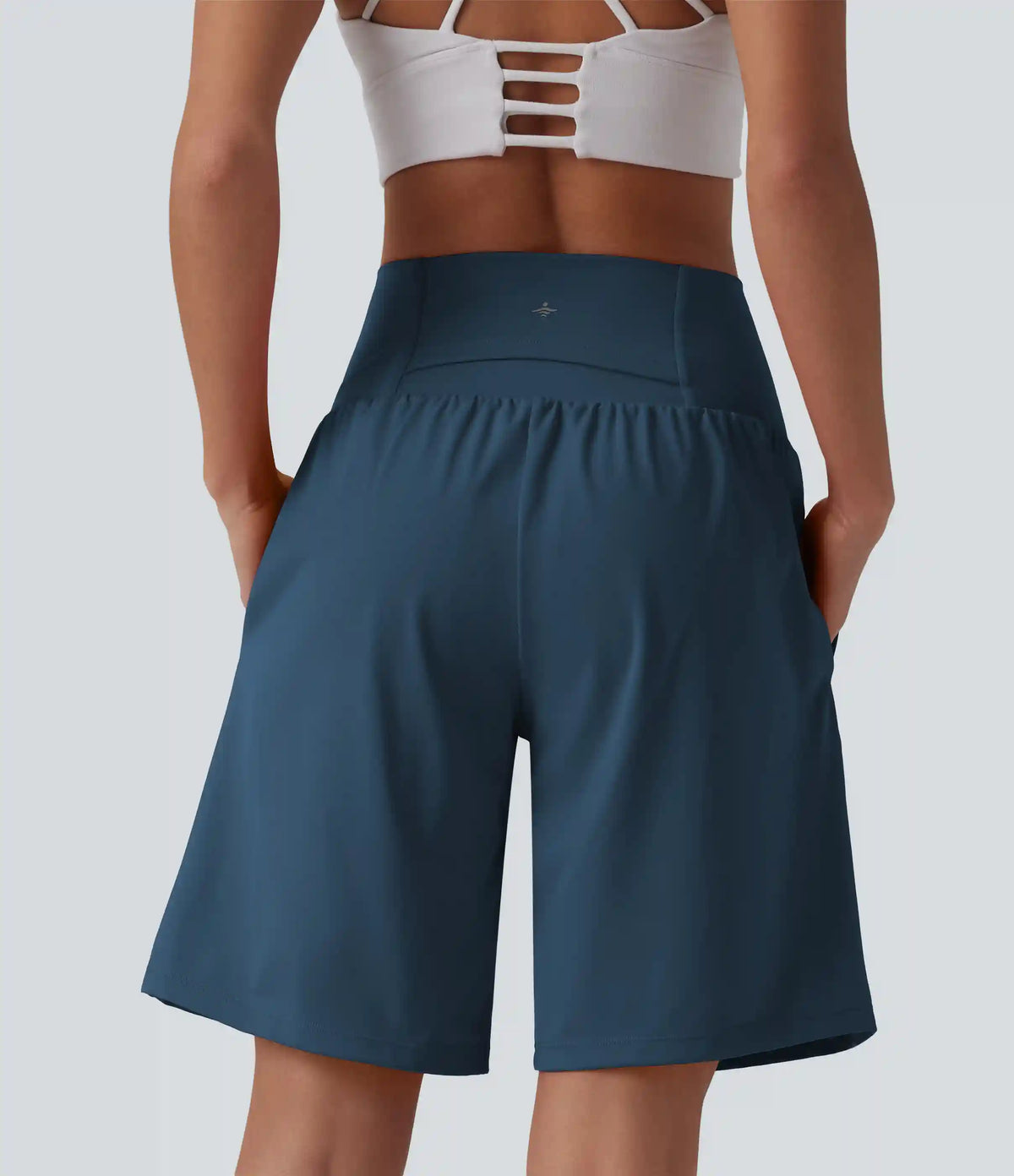 SoftlyZero™ Airy Super High Waisted 2-in-1 InstantCool Yoga Shorts 9" with Pockets