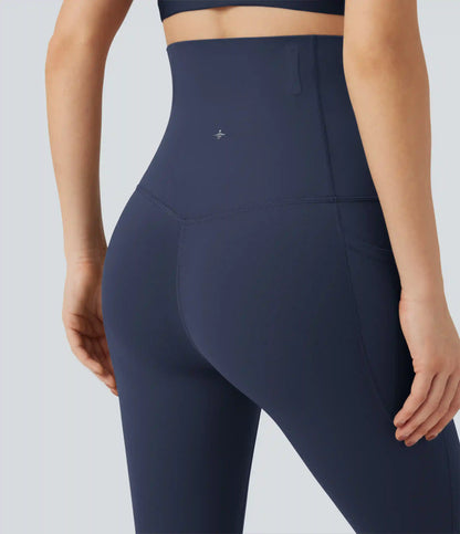 Halara UltraSculpt™ Super High Waisted Tummy Control Fishbone Shaping Training Leggings with Pockets
