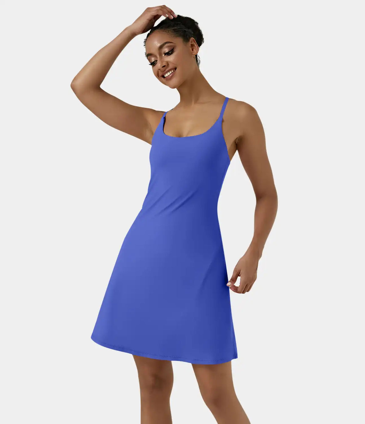 SoftlyZero™ Airy Cut Out 2-in-1 Pocket InstantCool Longer Active Dress