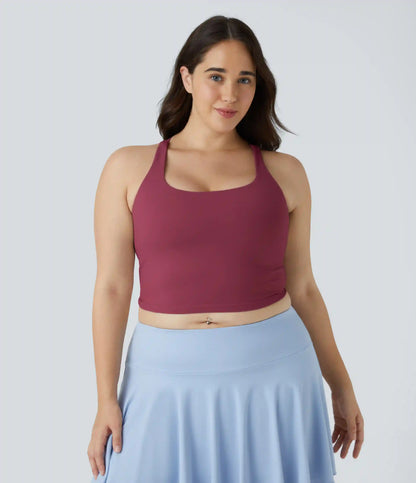 Cropped Yoga Plus Size Tank Top