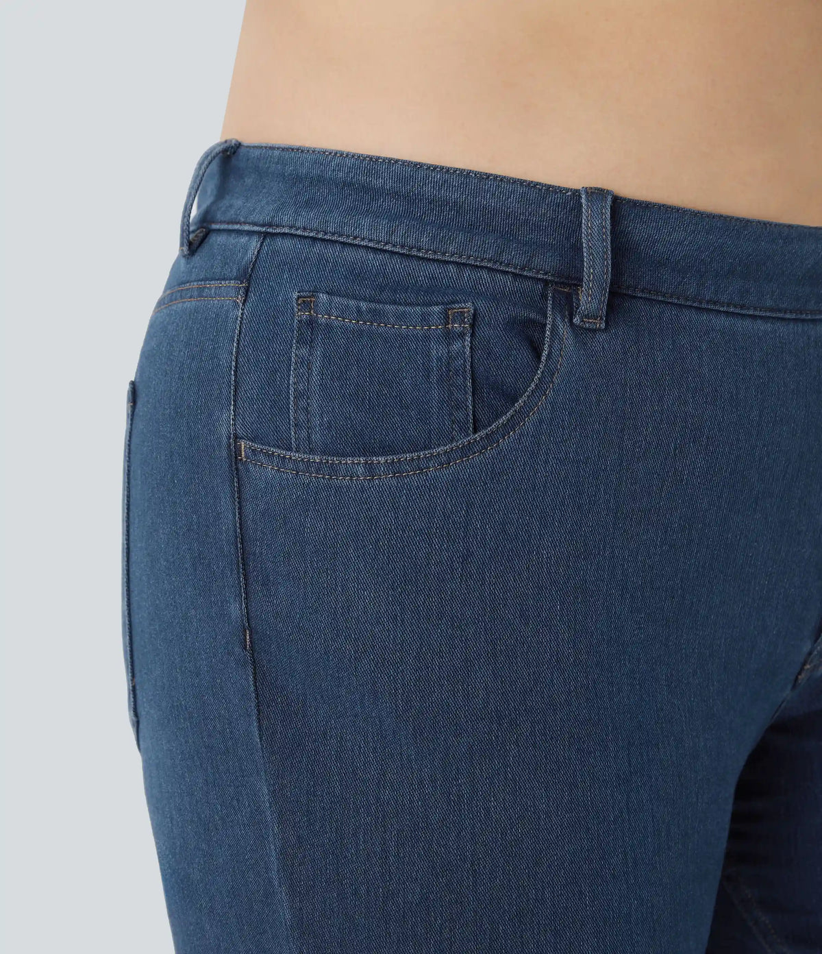 Halara Flex™ Mid Rise Pockets Casual Plus Size Jeans