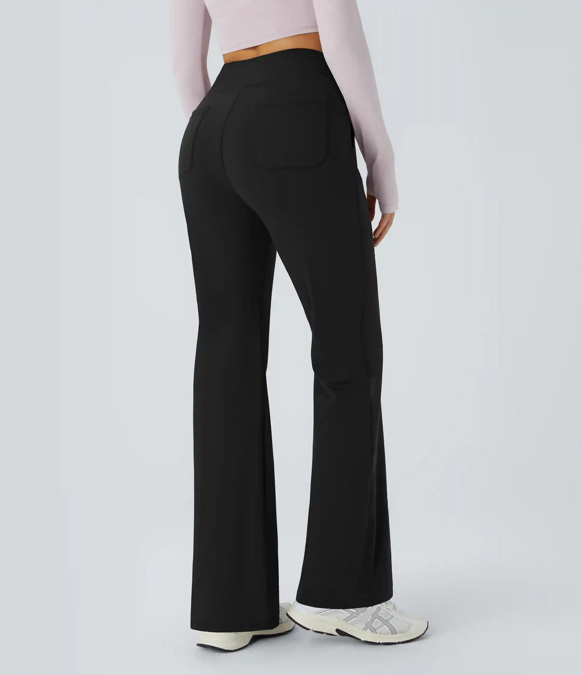 DayStretch High Waisted Pocket Plain Flare Leggings
