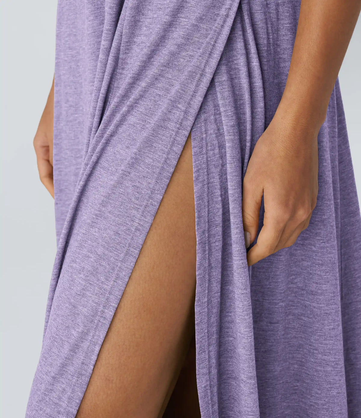 U Neck Flowy Maxi Casual Tank Dress