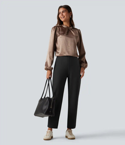 High Waisted Tapered Work Pants