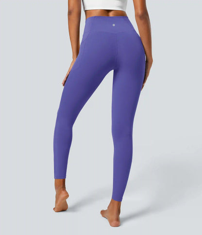 SoftlyZero™ Crossover Pocket Plain Leggings