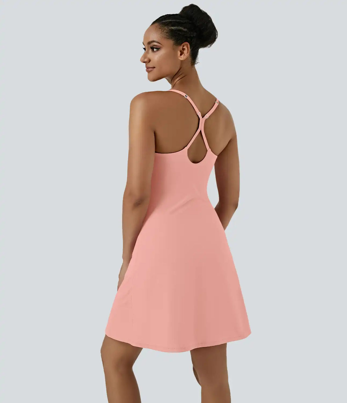 SoftlyZero™ Airy Cut Out 2-in-1 Pocket InstantCool Longer Active Dress