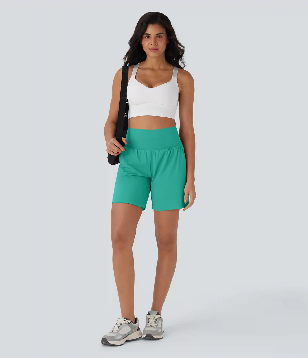 SoftlyZero™ Airy Super High Waisted 2-in-1 InstantCool Yoga Shorts 7" with Pockets