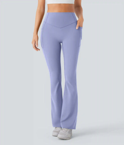 Halara UltraSculpt™ High Waisted Scrunch Butt Lifting Tummy Control Pocket Shaping Yoga Bootcut Leggings