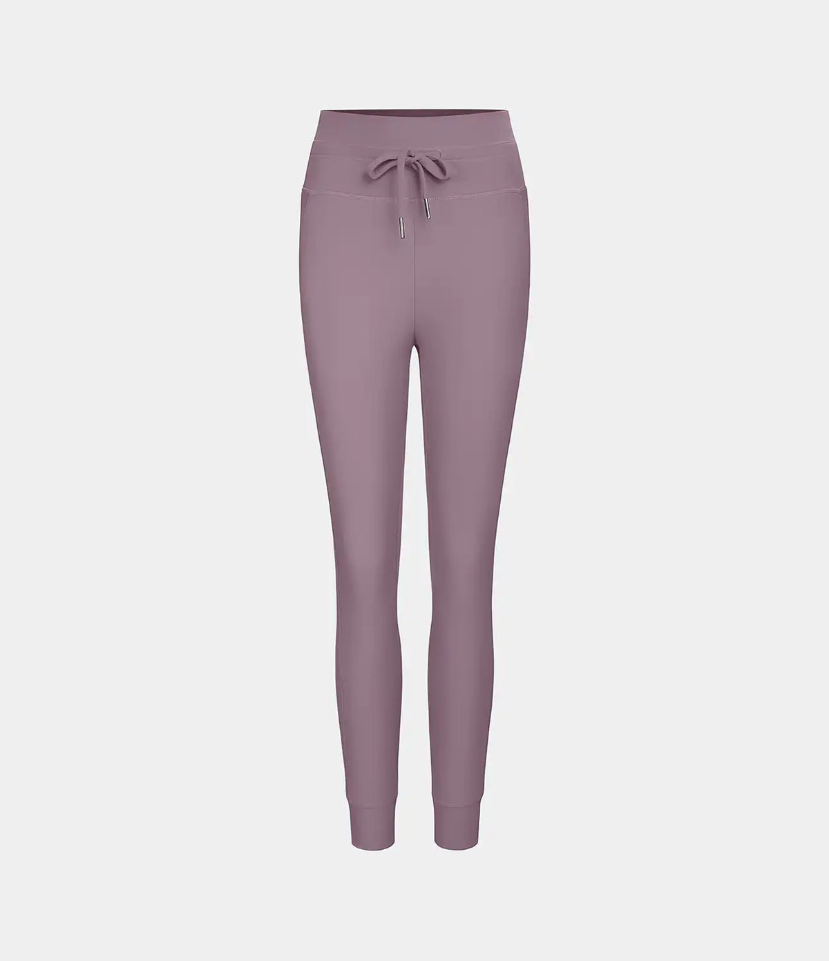 SoftlyZero™ Plush High Waisted Drawstring Pocket Plain Full Length Joggers