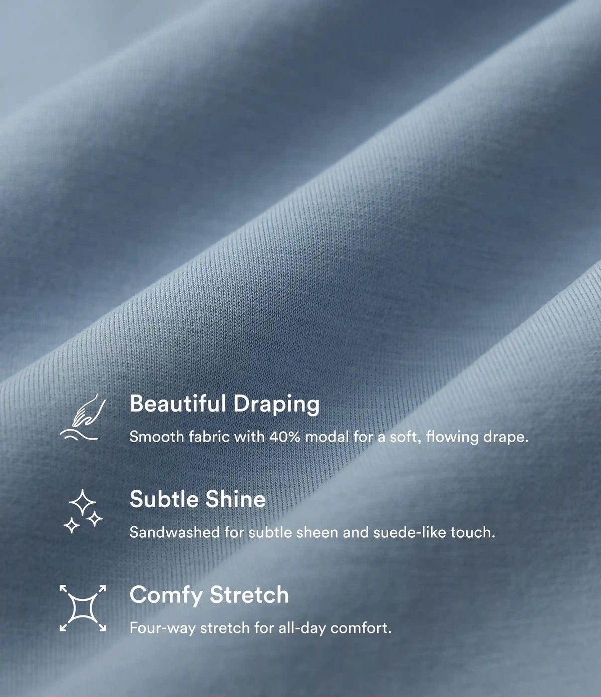 SpacerTek™ Mid Rise Drawstring Crossover Casual Baggy Pants with Pockets