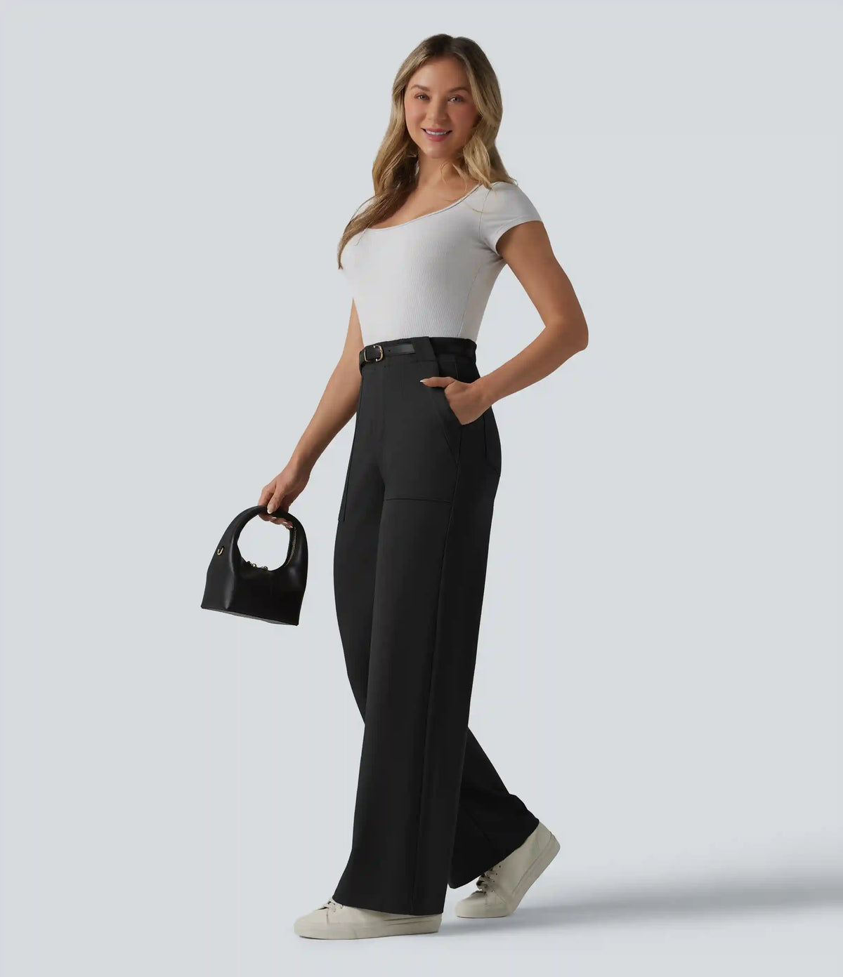 Halara Flex™ High Waisted Work Straight Leg Pants with Pockets