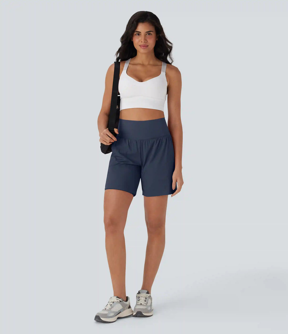 SoftlyZero™ Airy Super High Waisted 2-in-1 InstantCool Yoga Shorts 7" with Pockets