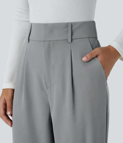 Halara Flex™ High Waisted Pocket Solid Work Tapered Pants