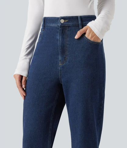 Halara Flex™ High Waisted Flare Casual Jeans with Pockets