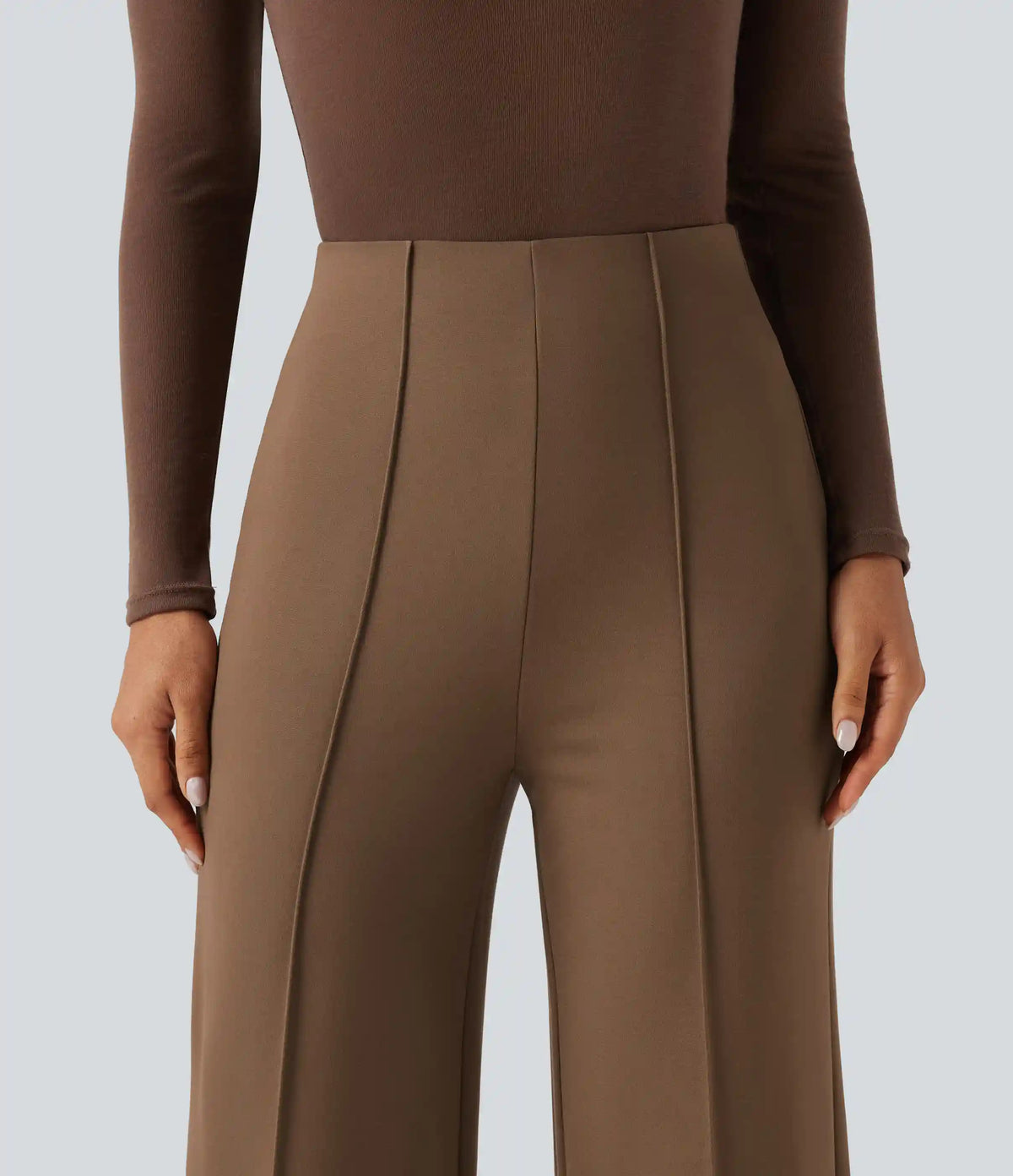 Halara Flex™ High Waisted Pintuck Wide Leg Work Pants