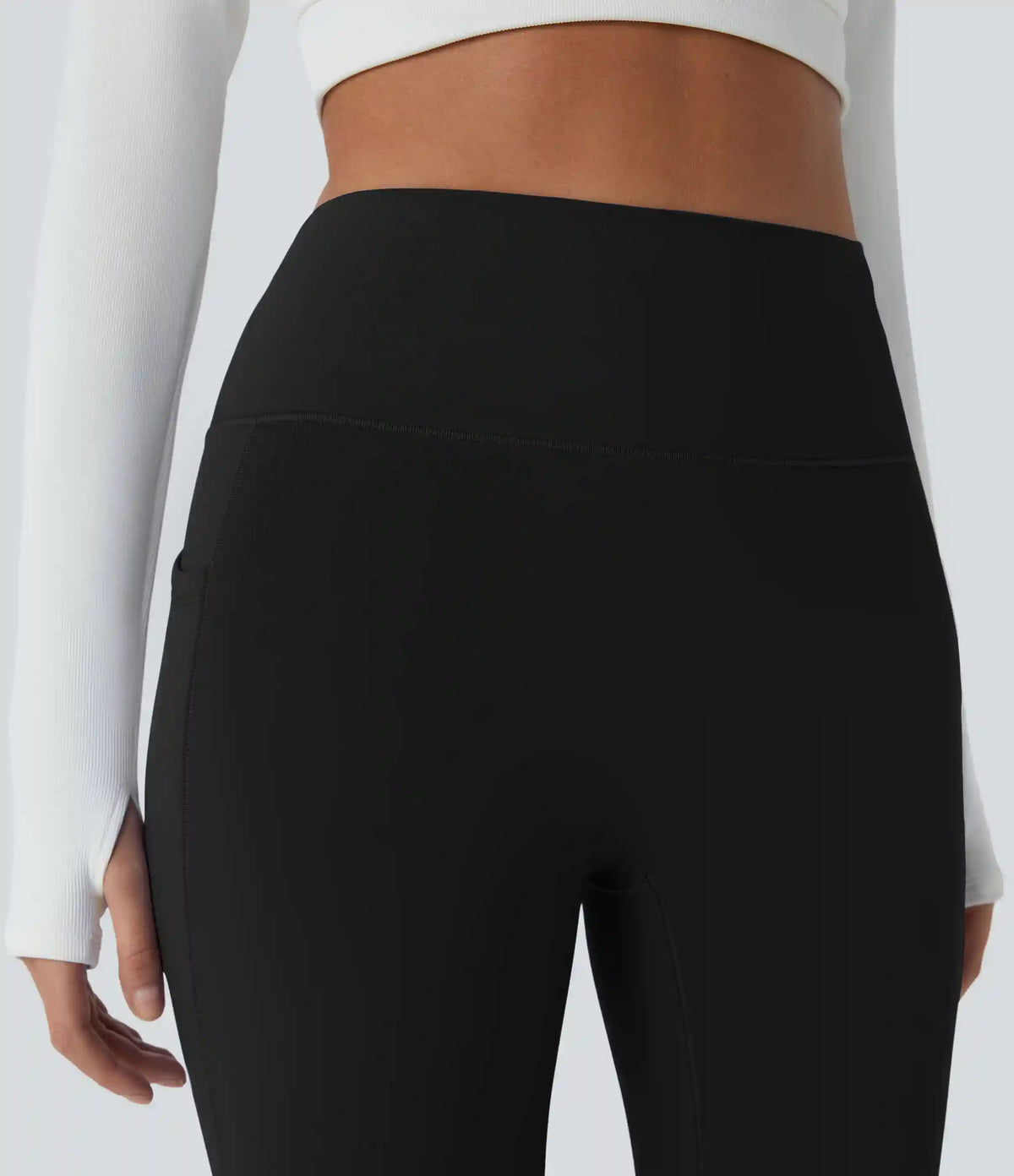 SoftlyZero™ Plush Thermal High Waisted Pocket Skinny 7/8 Yoga Leggings