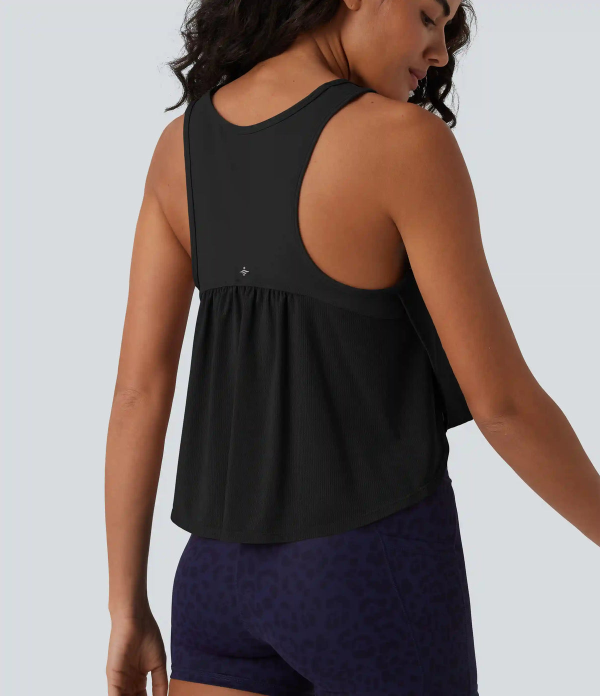 Round Neck Racerback Breathable Mesh InstantCool Quick Dry Running Tank Top-UPF50+