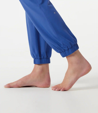 SoftlyZero™ High Waisted Contrast Lace Dance Balloon Joggers with Pockets