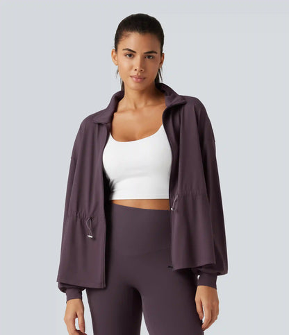 SoftlyZero™ High Neck Long Sleeve Yoga Jacket