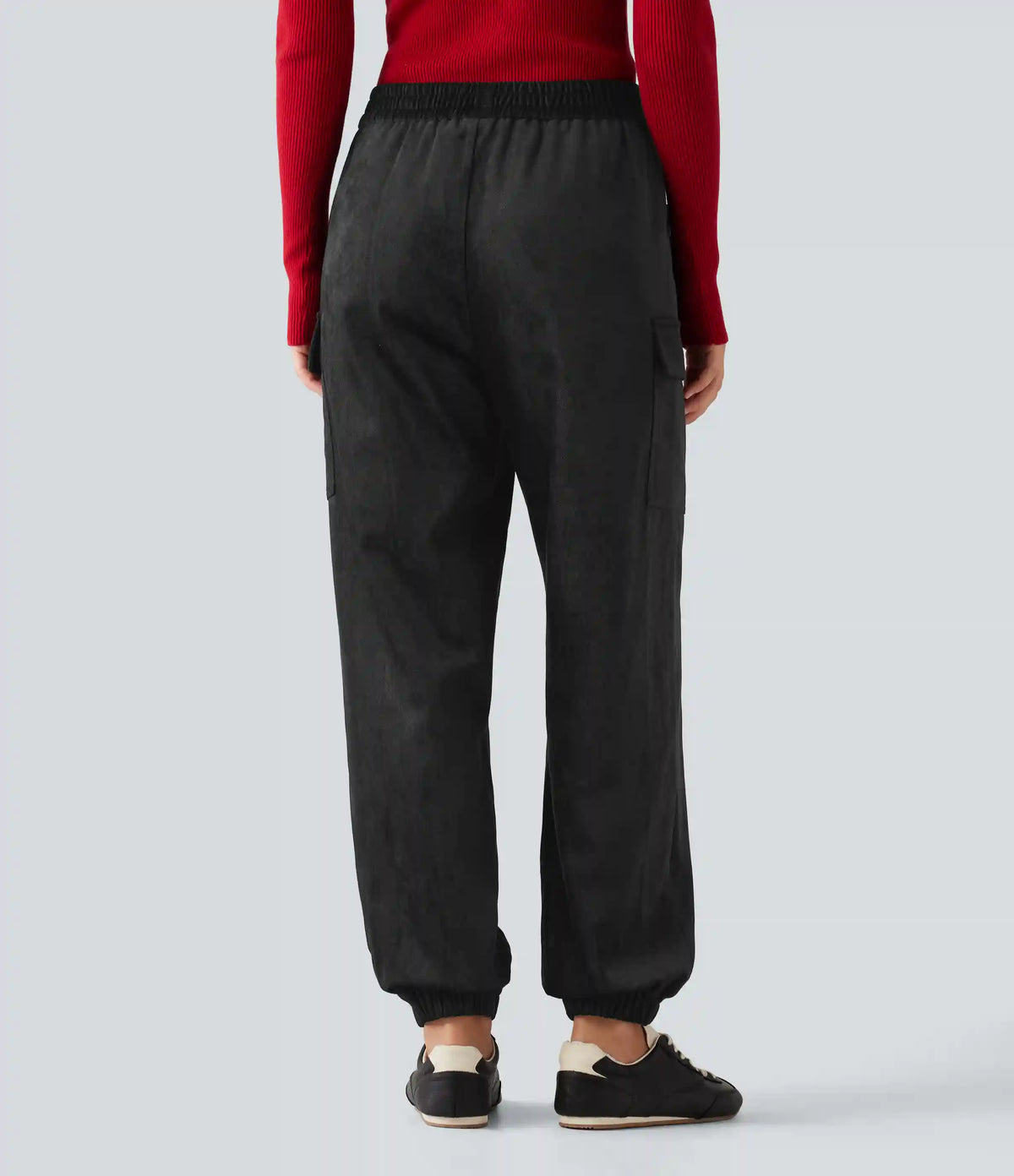 High Waisted Casual Pants with Pockets