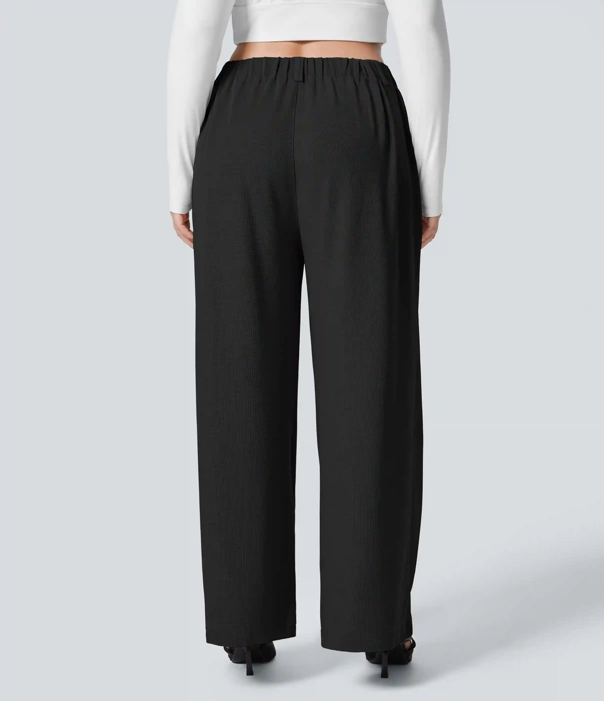Halara Flex™ High Waisted Pocket Wide Leg Waffle Work Plus Size Pants