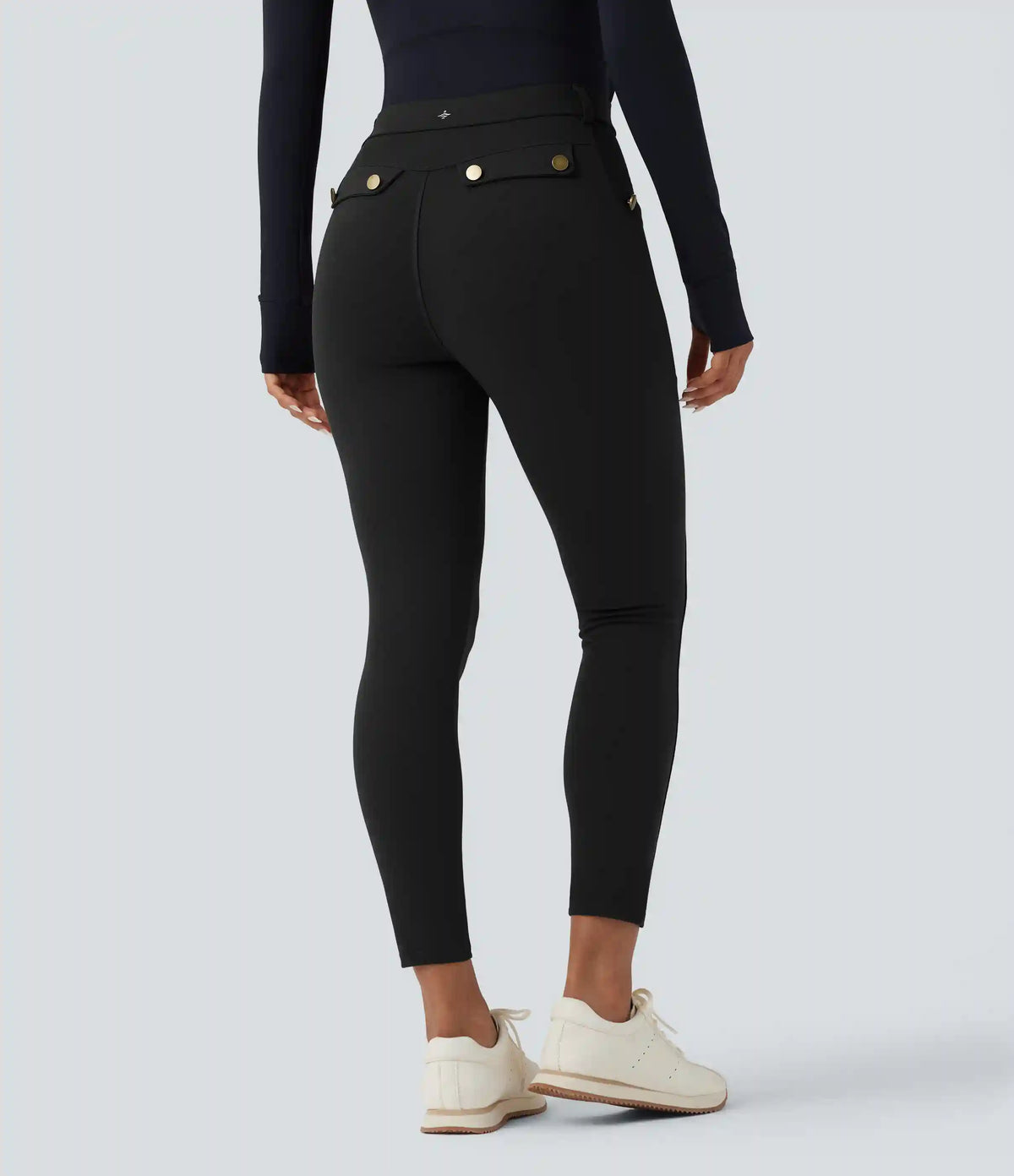 DayStretch High Waisted Slim Pants with Pockets