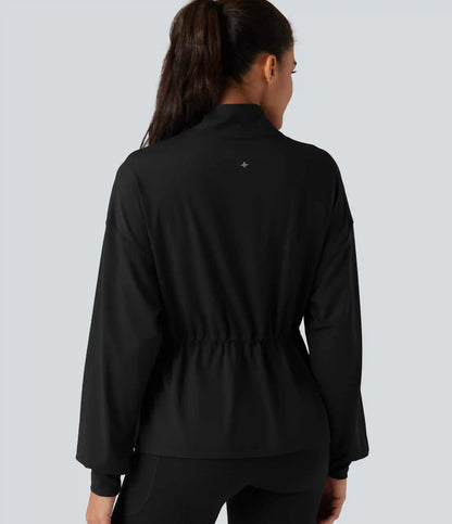 SoftlyZero™ High Neck Long Sleeve Yoga Jacket
