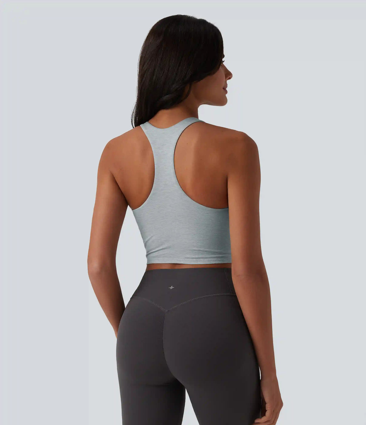 Racerback Cropped Yoga Sports Top