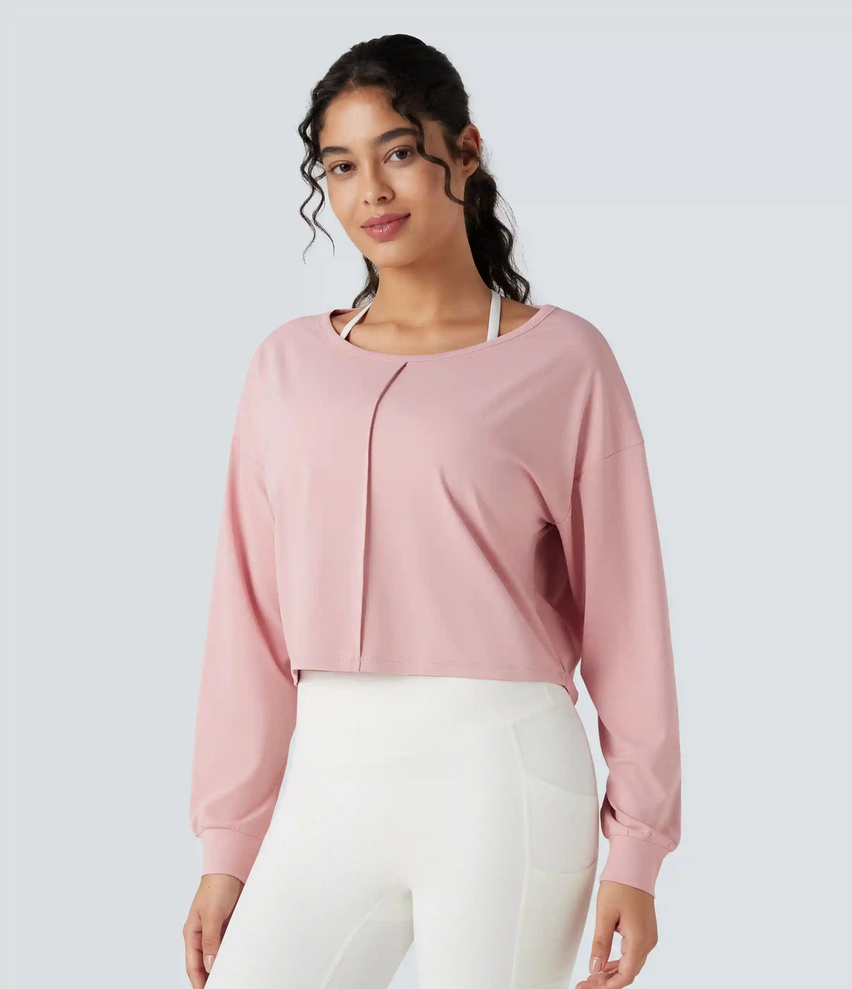 Backless Long Sleeve Workout Sports Top